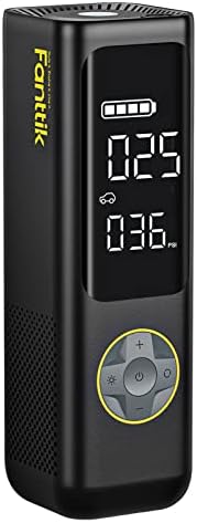 Fanttik X8 APEX™ Tire Inflator Portable Air Compressor, 2X Faster Inflation, 150PSI Cordless Tire Inflator with LCD Dual Screen, Suitable for MPV, Cars, E-Bikes, Motorcycles, For Up to 26.3 Inch Tires