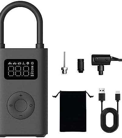 Xiaomi Portable Electric Air Compressor 2, Tire Inflator Electric Air Pump for Car Tires, 150 PSI Tire Pump, Cordless Tire Inflation with Digital Tire Pressure Detection for Car, Scooter, Bike, Ball